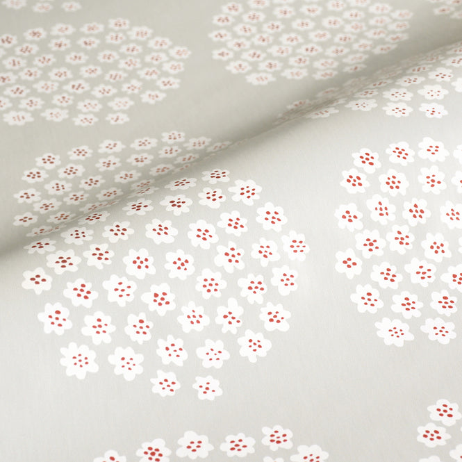 はがせる シール 壁紙 marimekko × NU WALLPAPER / Grey Puketti  / MKS4496