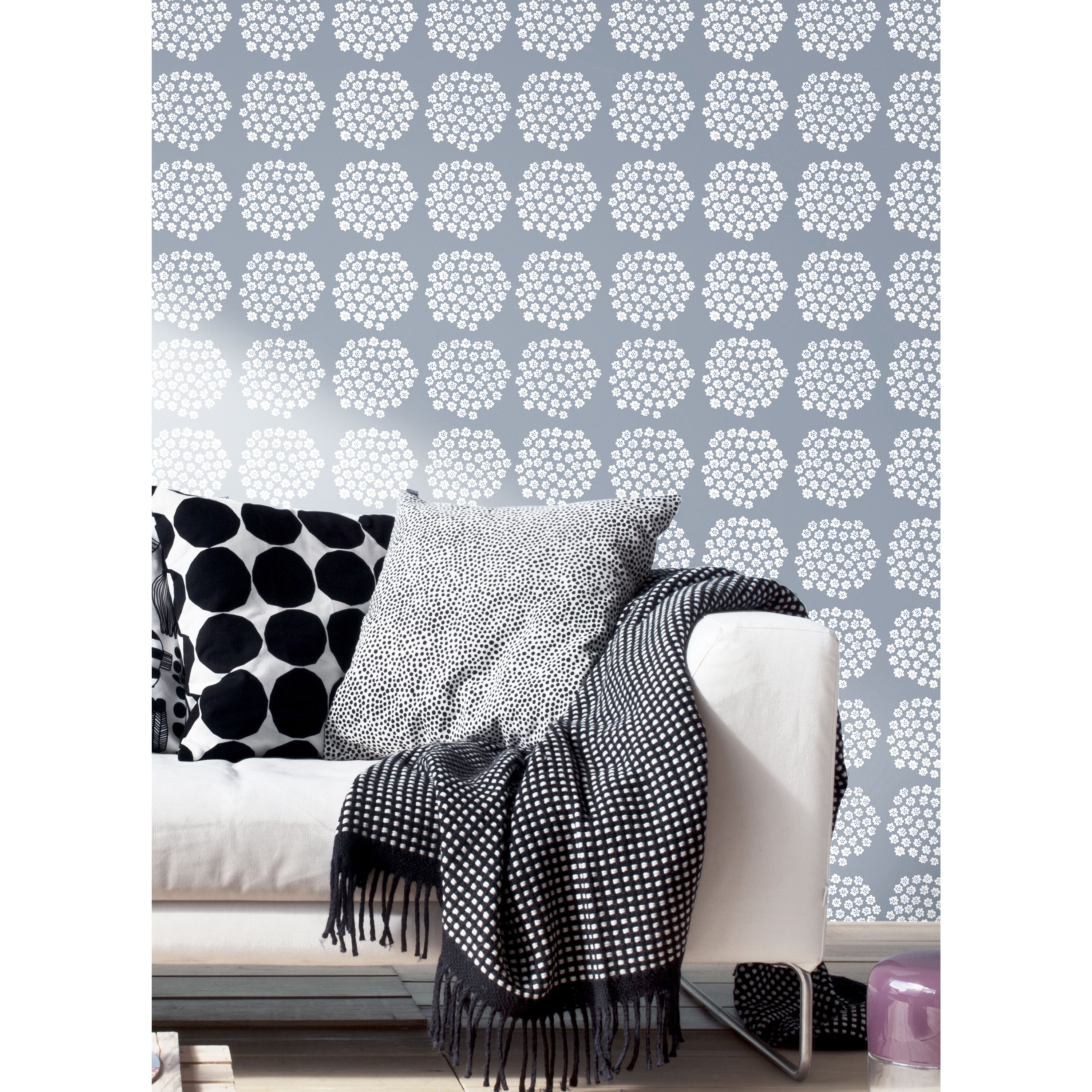 はがせる 壁紙 シール 「marimekko × NU WALLPAPER」Blue