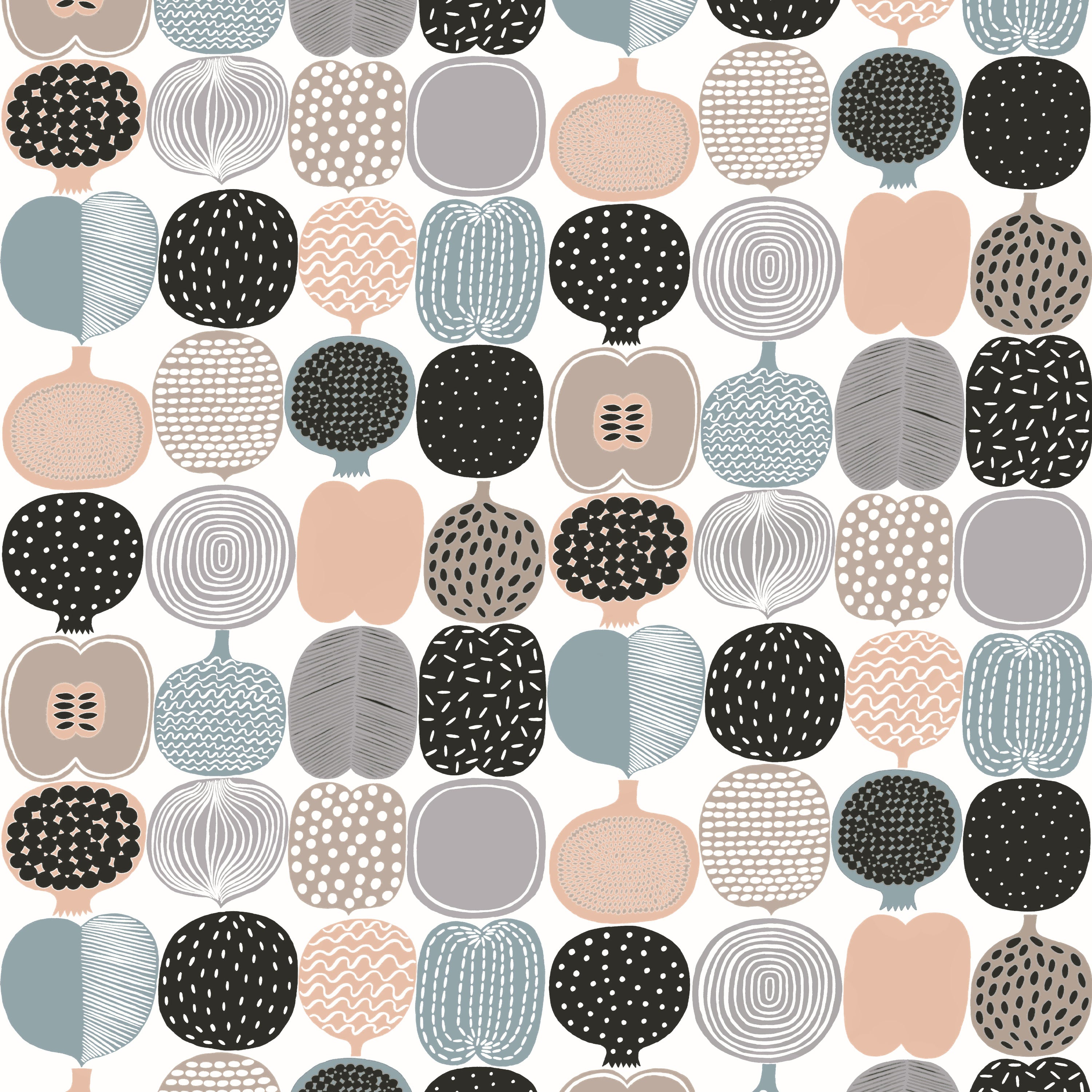 はがせる 壁紙 シール 「marimekko × NU WALLPAPER」Pink Pieni