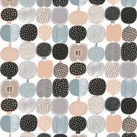 ぬっこページ はがせる シール 壁紙 marimekko × NU WALLPAPER / Pink and Grey