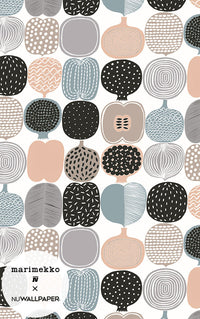 はがせる シール 壁紙 marimekko × NU WALLPAPER / Pink and