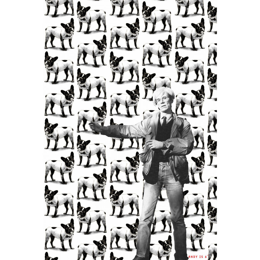 Andy Warhol / MOUJIK / Domino on Vinyl - White (triple roll)