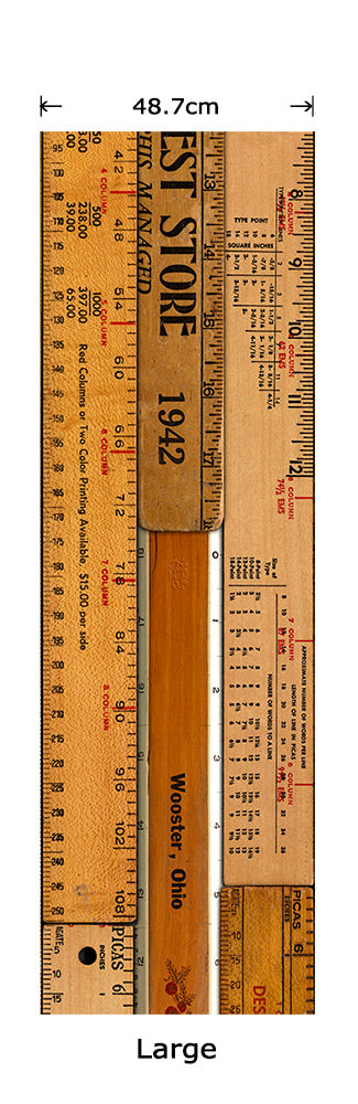 NLXL LAB / PRINTED RULERS WALLPAPER BY MR & MRS VINTAGE MRV-06 / Large