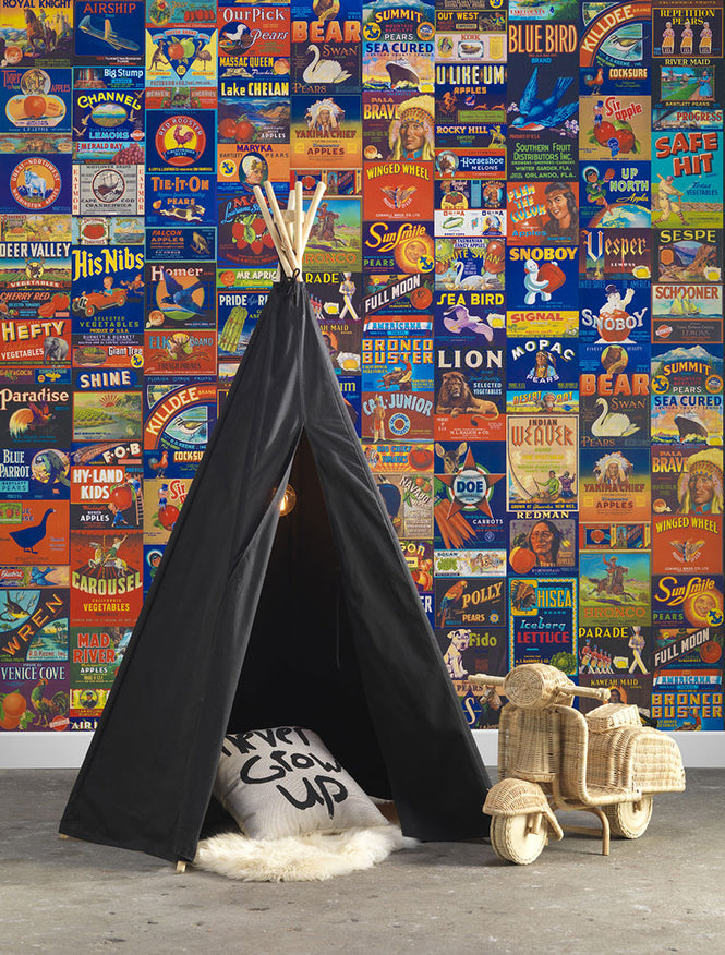 NLXL LAB / CRATE LABELS / MR & MRS VINTAGE / MRV-07 (People & Animals)