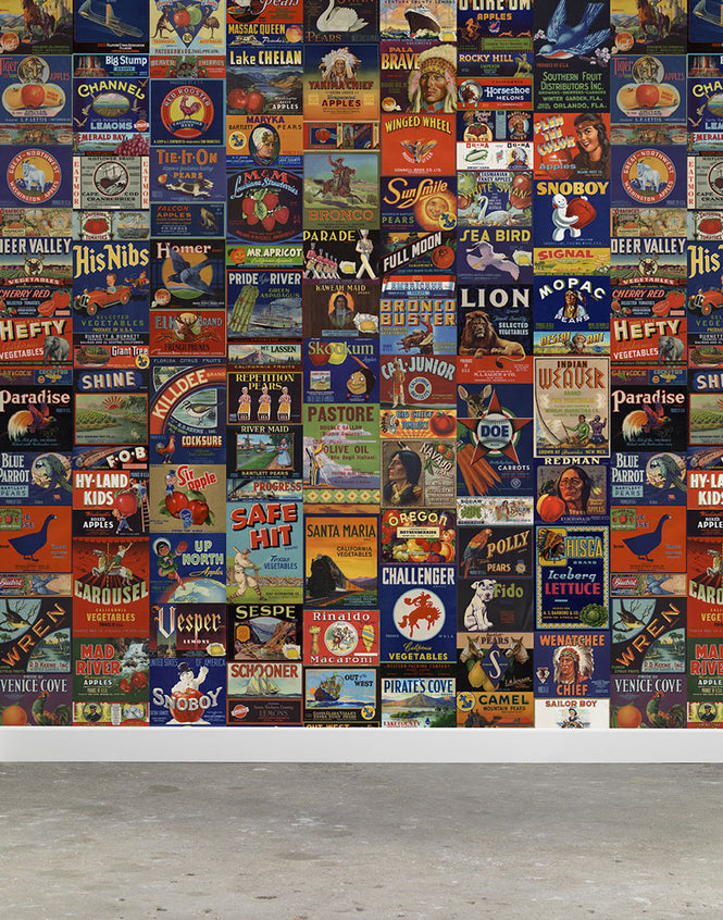 NLXL LAB / CRATE LABELS / MR & MRS VINTAGE / MRV-07 (People & Animals)