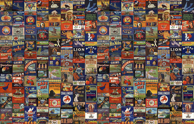 NLXL LAB / CRATE LABELS / MR & MRS VINTAGE / MRV-07 (People & Animals)