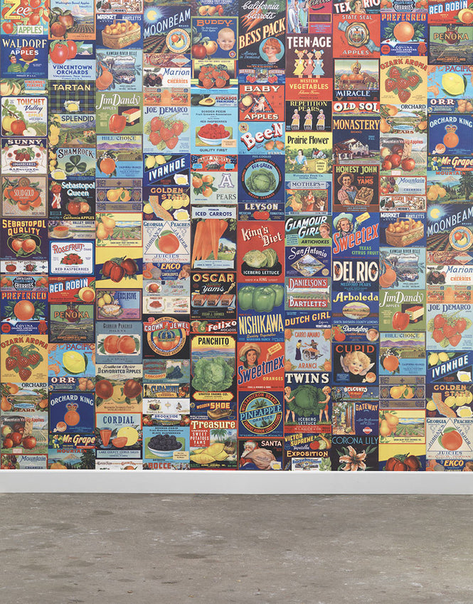 NLXL LAB / CRATE LABELS / MR & MRS VINTAGE / MRV-08 (Fruit & Vegetables)