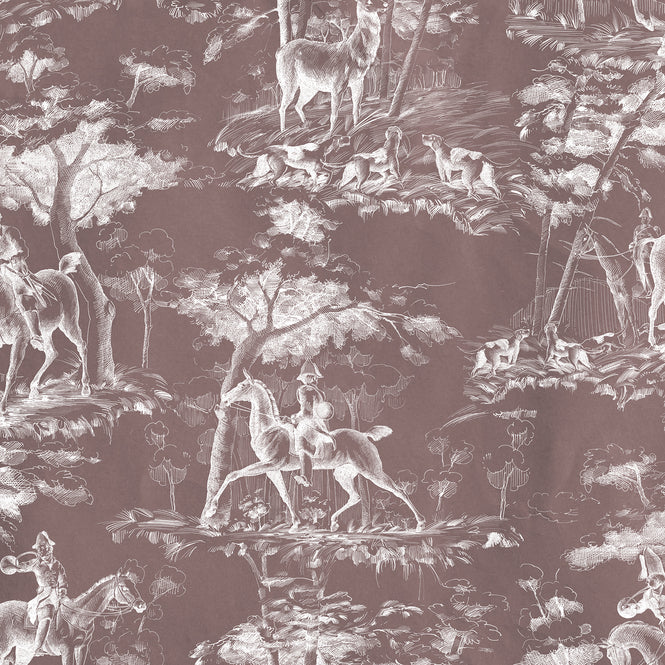 NLXL / LA CHASSE WALLPAPER ROSE / MR & MRS VINTAGE / MRV-56R