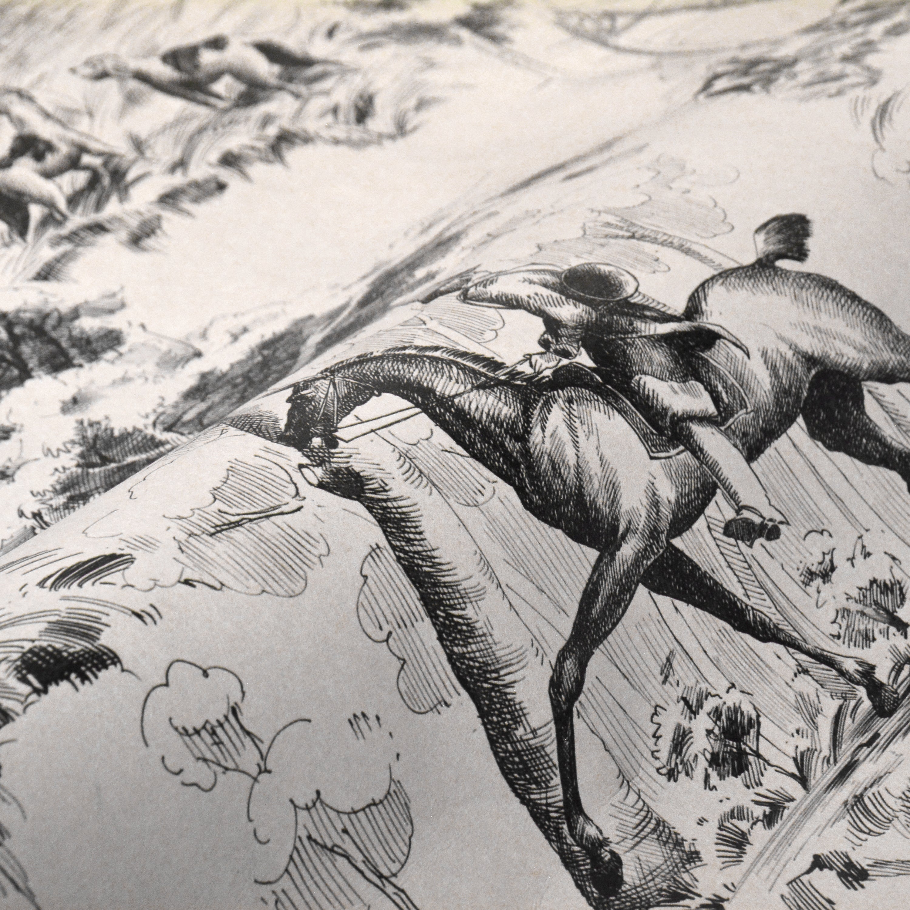 NLXL / LA CHASSE WALLPAPER VERGE / MR & MRS VINTAGE / MRV-56V