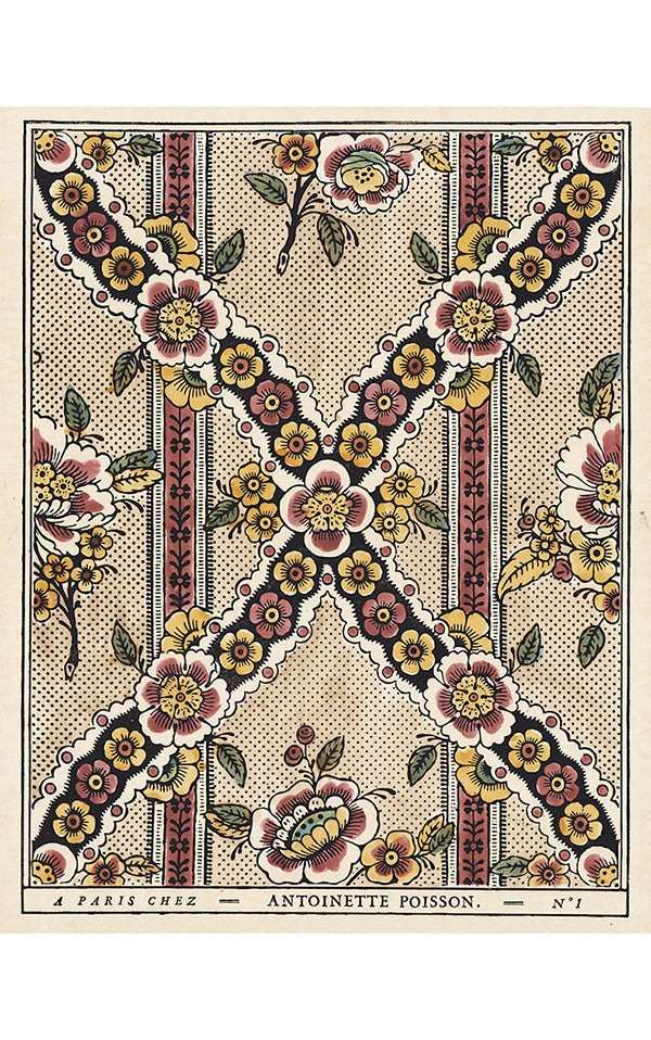 Antoinette Poisson / Garland of Flowers D1b【5シートセット】