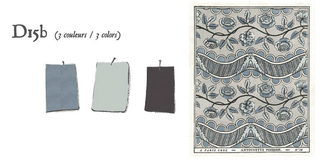 Antoinette Poisson / Garlands and festoons D15b【5シートセット】