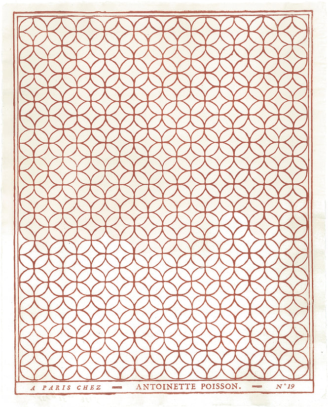 Antoinette Poisson / Pattern of rings D19b【5シートセット】
