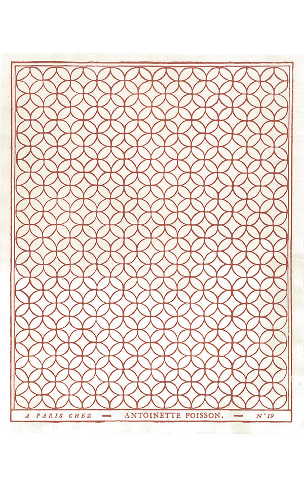 Antoinette Poisson / Pattern of rings D19b【5シートセット】