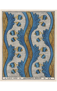 Antoinette Poisson / Stylized oak leaves and acorns D2b【5 Antoinette Poisson / Stylized oak leaves and acorns D2b【5