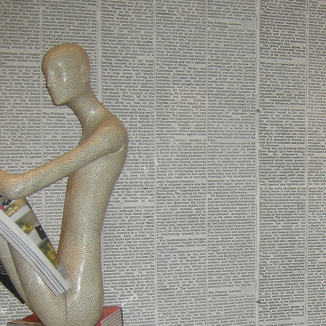 Tracy Kendall / Newsprint/white