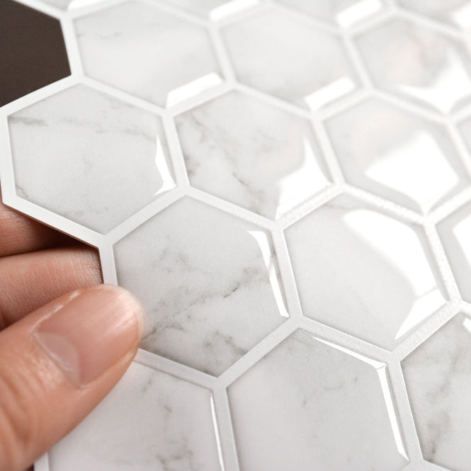 BACKSPLASH タイルシート / HEXAGON MARBLE / NH2359