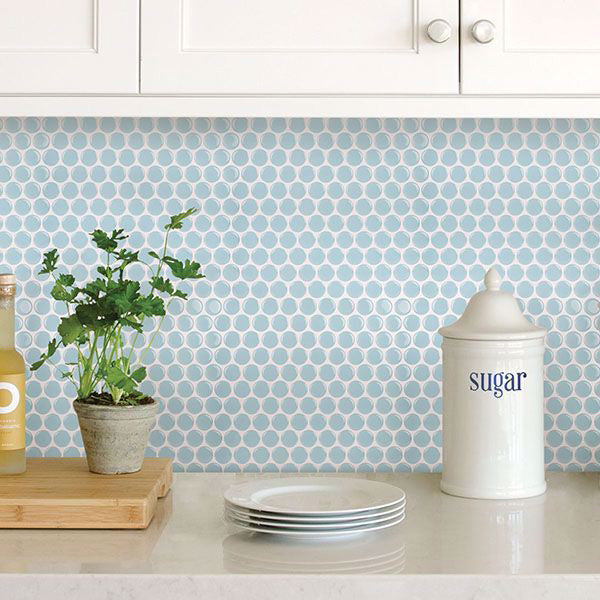BACKSPLASH タイルシート / Penny Tile PEEL&STICK / NH2959