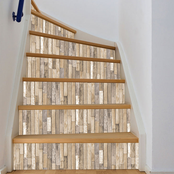 はがせる シール 壁紙 NU WALLPAPER / Weathered Plank Barn Peel and Stick Wallpaper / NH3057