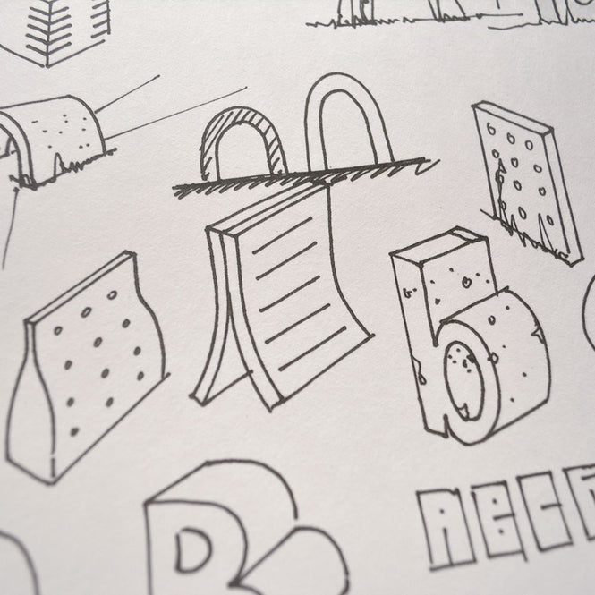 【1mサンプル】NLXL LAB / SKETCHES / NEIL POULTON / NPO-01