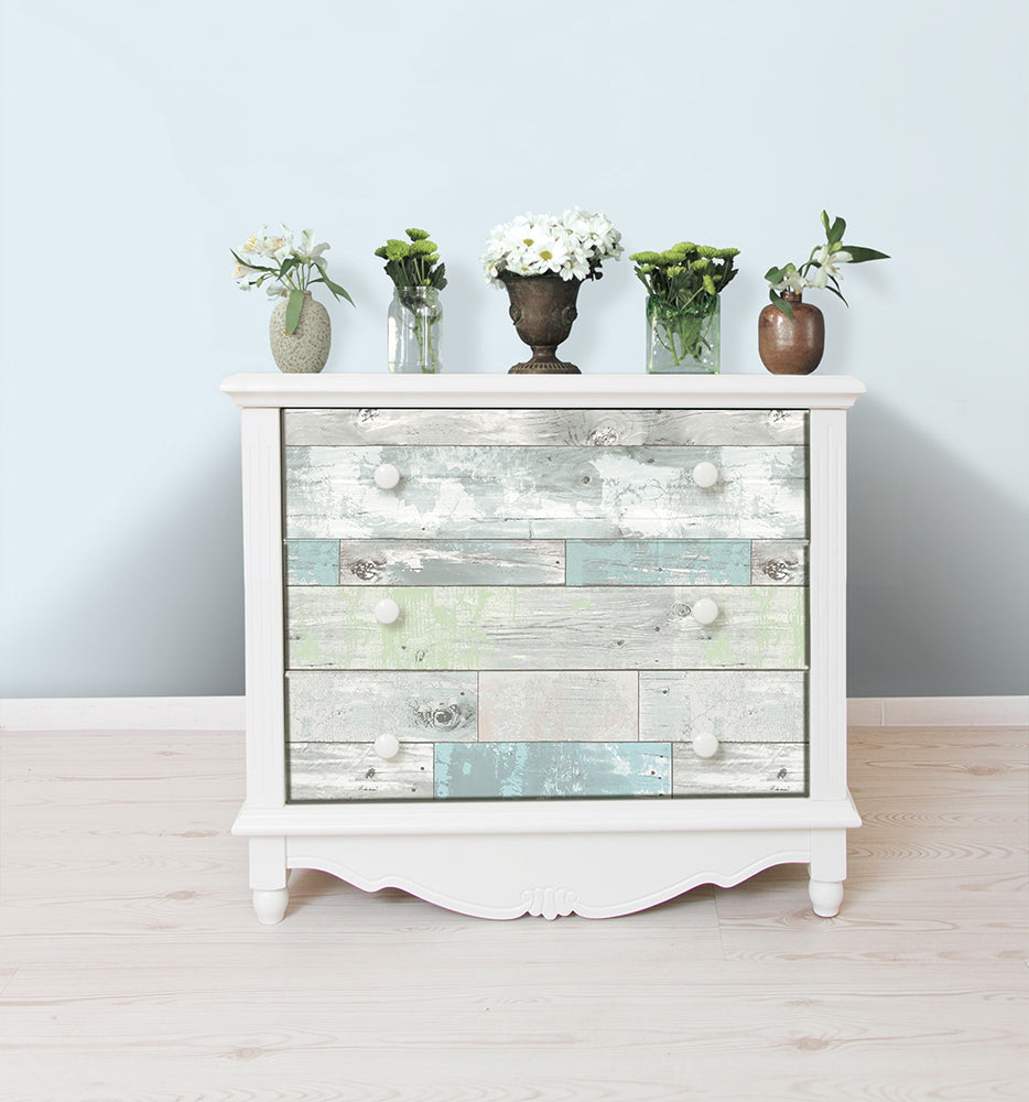 はがせる シール 壁紙 NU WALLPAPER / Beachwood Peel And Stick