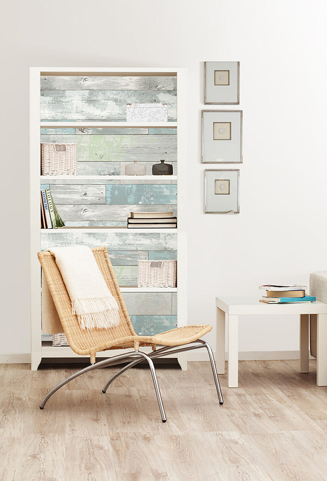 はがせる シール 壁紙 NU WALLPAPER / Beachwood Peel And Stick Wallpaper / NU1647(NU3126)