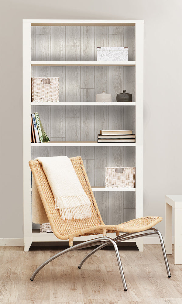 【予約受付】はがせる シール 壁紙 NU WALLPAPER / Serene Cream Peel and Stick Wallpaper / NU1930
