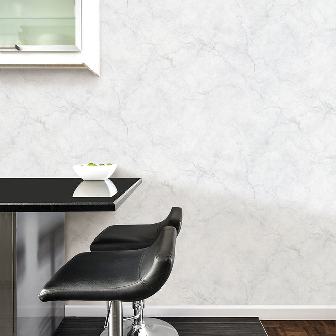 はがせる シール 壁紙 NU WALLPAPER / Carrara Marble Peel and Stick Wallpaper / NU2090