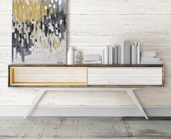 はがせる シール 壁紙 NU WALLPAPER / Shiplap Peel and Stick Wallpaper / NU2187