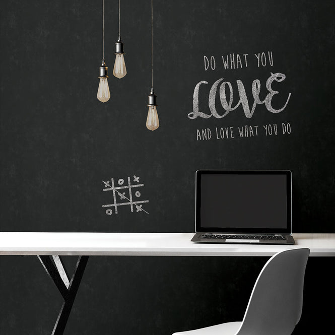 【予約受付】はがせる シール 壁紙 NU WALLPAPER / Vintage Chalkboard Peel and Stick Wallpaper / NU2220
