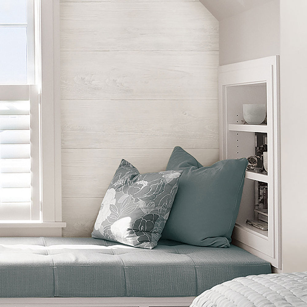 はがせる シール 壁紙 NU WALLPAPER / RECLAIMED SHIPLAP Peel And