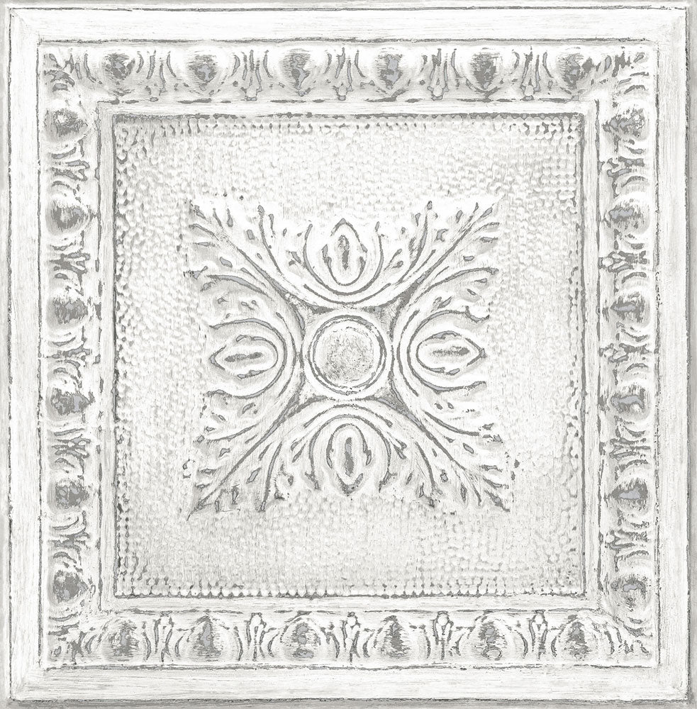 予約受付】はがせる シール 壁紙 NU WALLPAPER / RECLAIMED TIN Peel