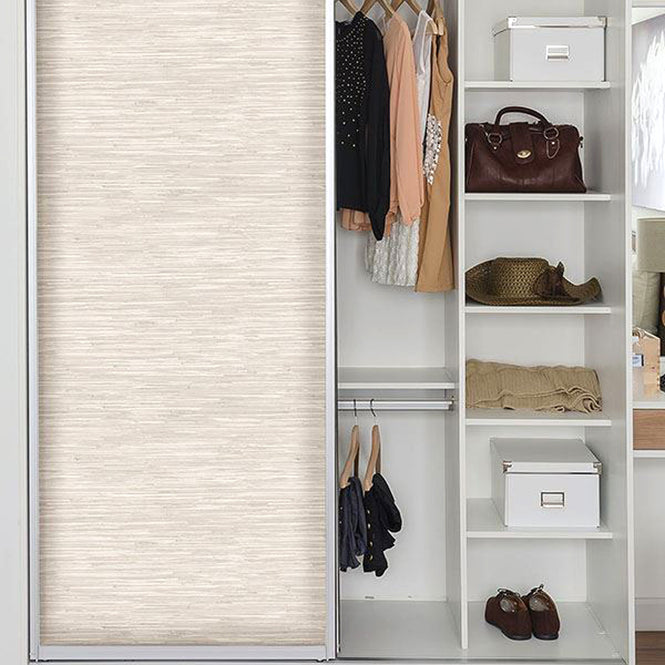 【予約受付】はがせる シール 壁紙 NU WALLPAPER / Cream Grassweave Peel And Stick Wallpaper / NU2875