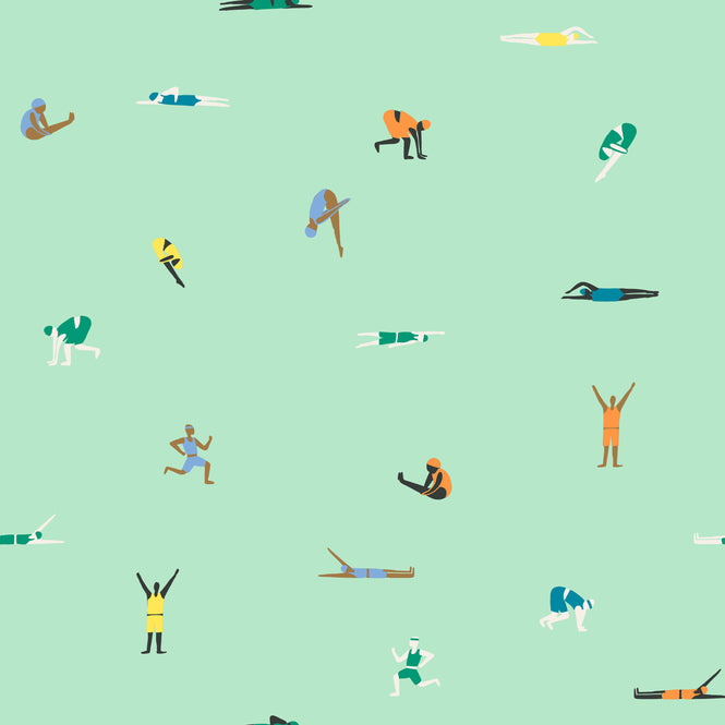 はがせる シール壁紙 wallshoppe / Tea Collection x wallshoppe / Olympians Aventurine