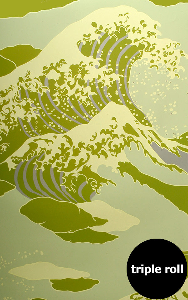 Flavor Paper / ONDA / Seafoam on Silver Mylar (triple roll)