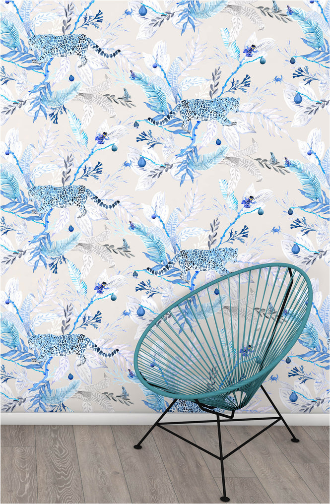 KARIOKAS / Orilla Blue Jaguar WallP-Oril-Blu-04
