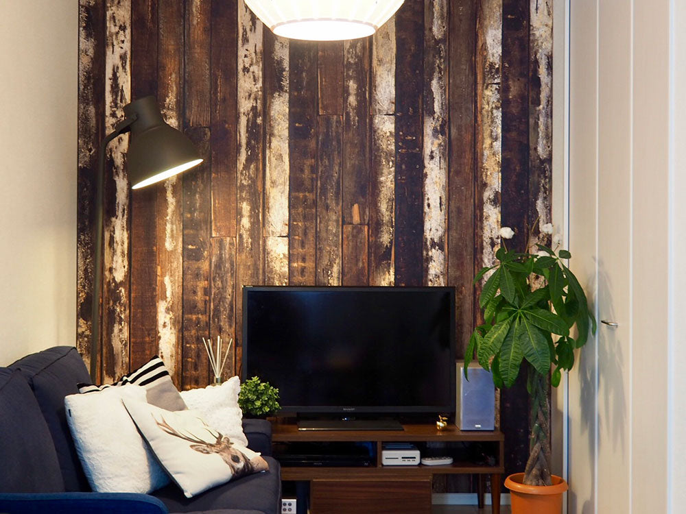 A4サンプル】SCRAPWOOD WALLPAPER 2 / PHE-13 | 輸入壁紙専門店 WALPA