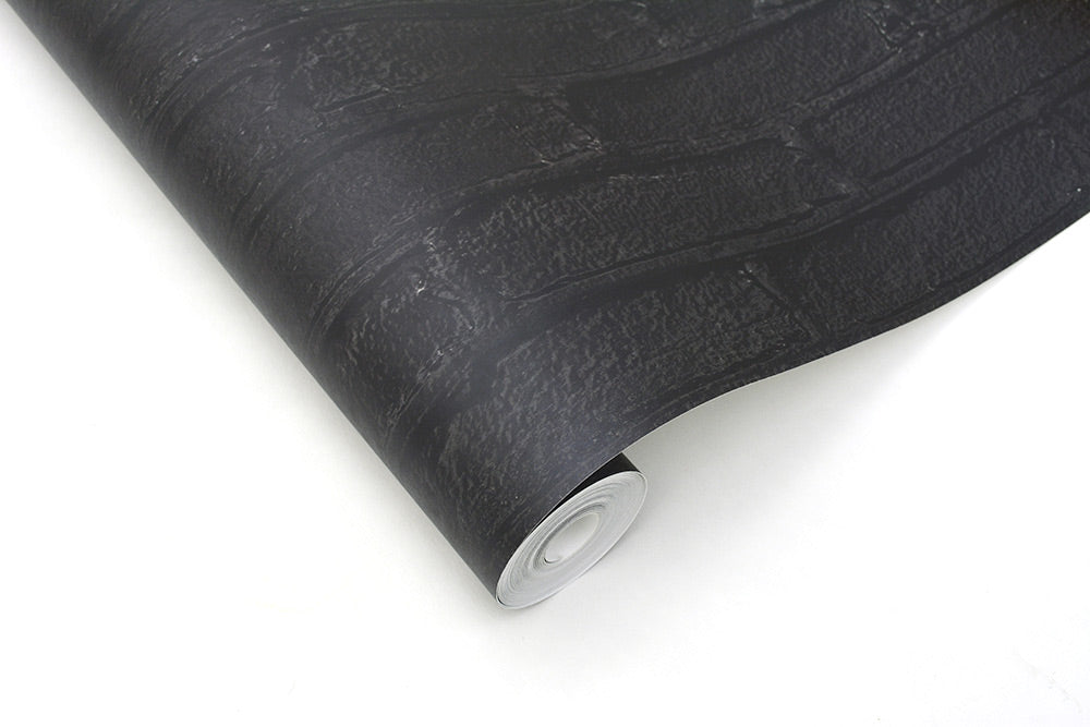 切売m単位】NLXL LAB BLACK BRICK WALLPAPER BY PIET HEIN EEK / PHM