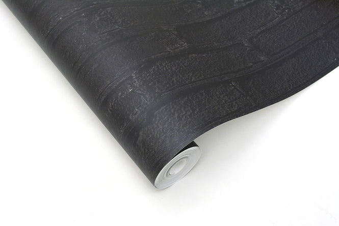 【切売m単位】NLXL LAB BLACK BRICK WALLPAPER BY PIET HEIN EEK / PHM-33