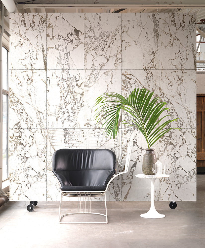【A4サンプル】NLXL Materials Wallpaper by Piet Hein Eek WHITE MARBLE WALLPAPER / PHM-41A(旧32)