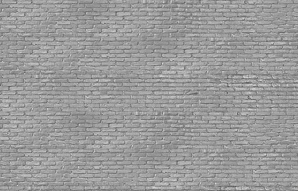 MATERIALS WALLPAPER by Piet Hein Eek SILVER GREY BRICK WALLPAPER