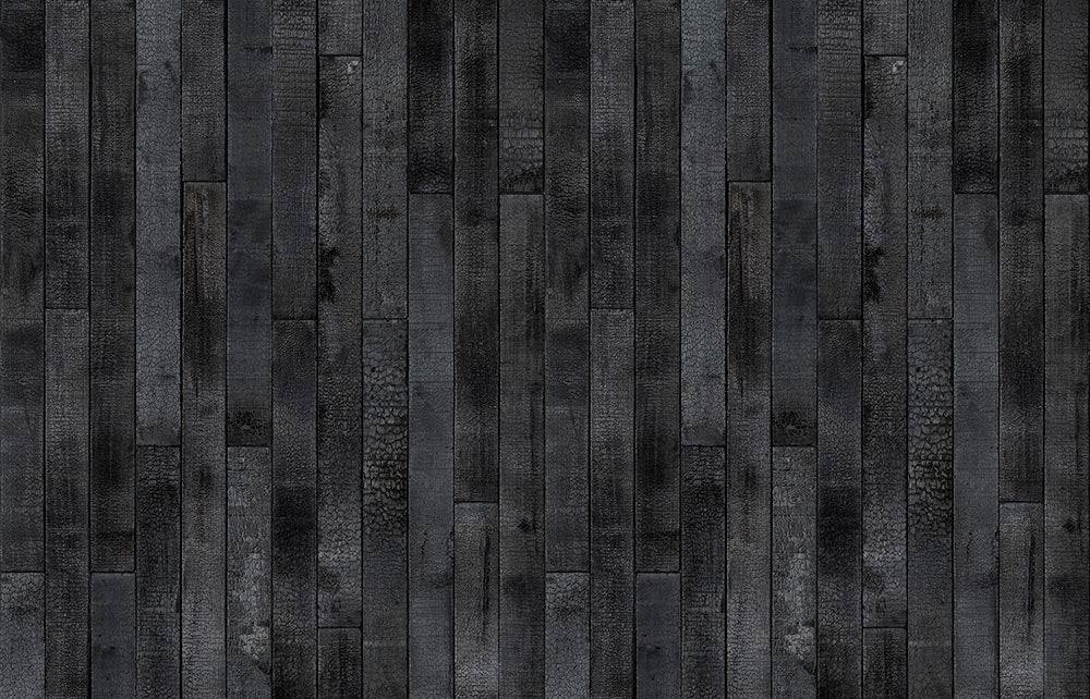 MATERIALS WALLPAPER by Piet Hein Eek MAARTEN BAAS BURNT WOOD