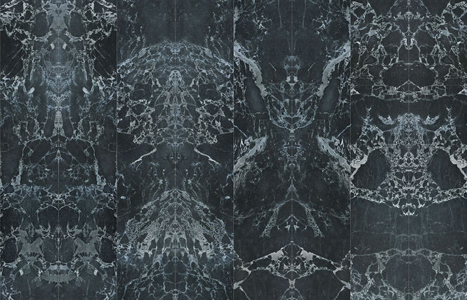 NLXL MATERIALS WALLPAPER BY PIET HEIN EEK BLACK MARBLE WALLPAPER / PHM-50A&PHM-50B (2本セット)