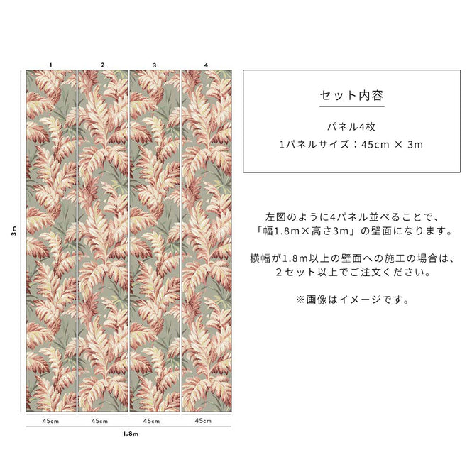 House of Hackney / PLUMA Eau de Nil【4パネル1セット】