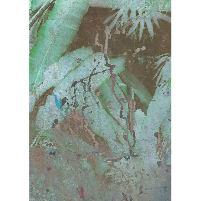 Elli Popp / Wise pond - A frog jumps-Green-original / PM164-01 mica