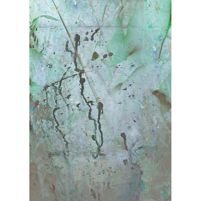 Elli Popp / Wise pond - A frog jumps-Green-original / PM164-01 mica