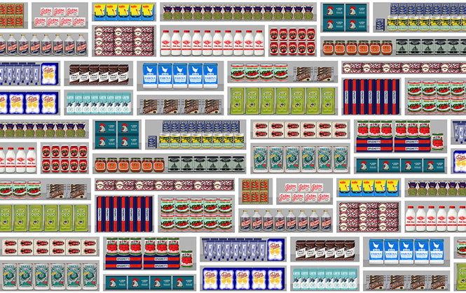 【A4サンプル】NLXL LAB / SUPERMARKET / PAOLA NAVONE / PNO-09