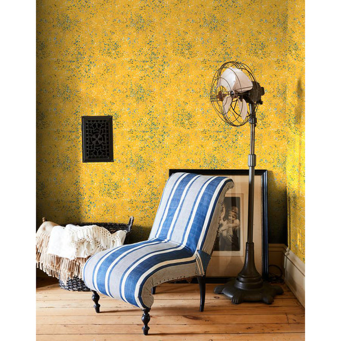 はがせる シール壁紙 wallshoppe / Parsons Paint-Yellow