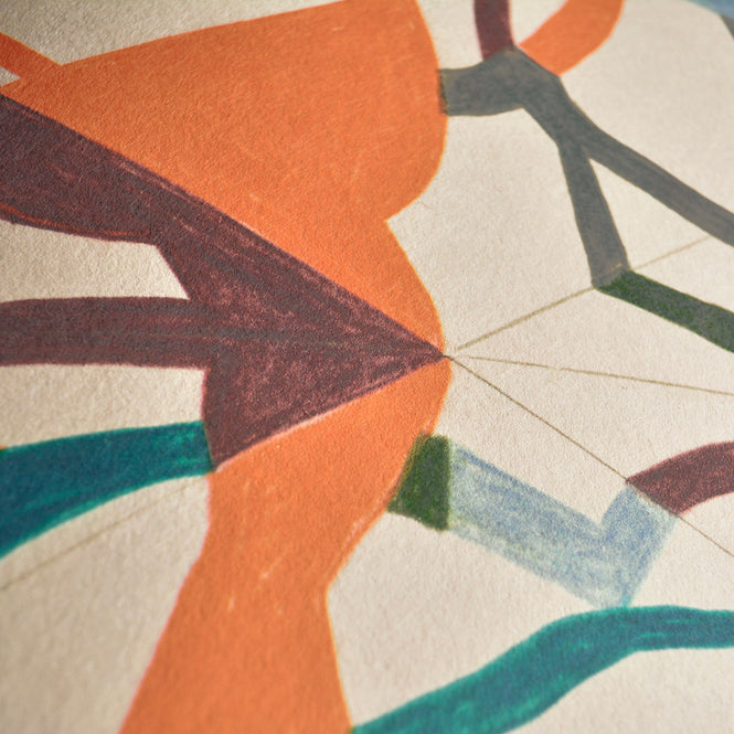 FEATHR / Psychedelic Pathways Teal & Rust 11000020201