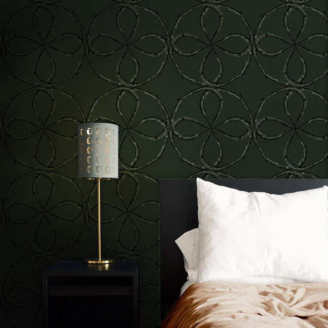 Studio DeSimoneWayland / VOLUME2 / QUATREFOIL GREEN VO2-QUA-GR【MATTE COATED】【4ロールセット】
