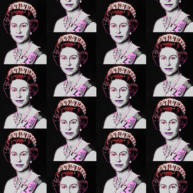Andy Warhol / Queen Elizabeth / Neon Gray